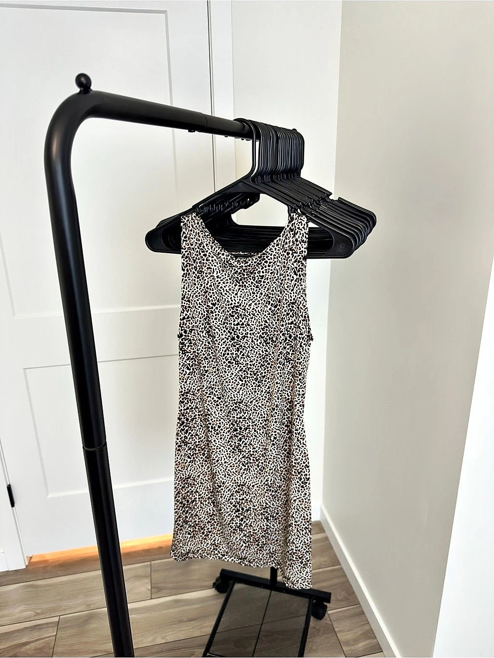 Stradivarius Animal Print Mini Cocktail Dress